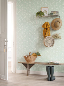 Herbier Vert Aloe Gardens Wallpaper by Casadeco