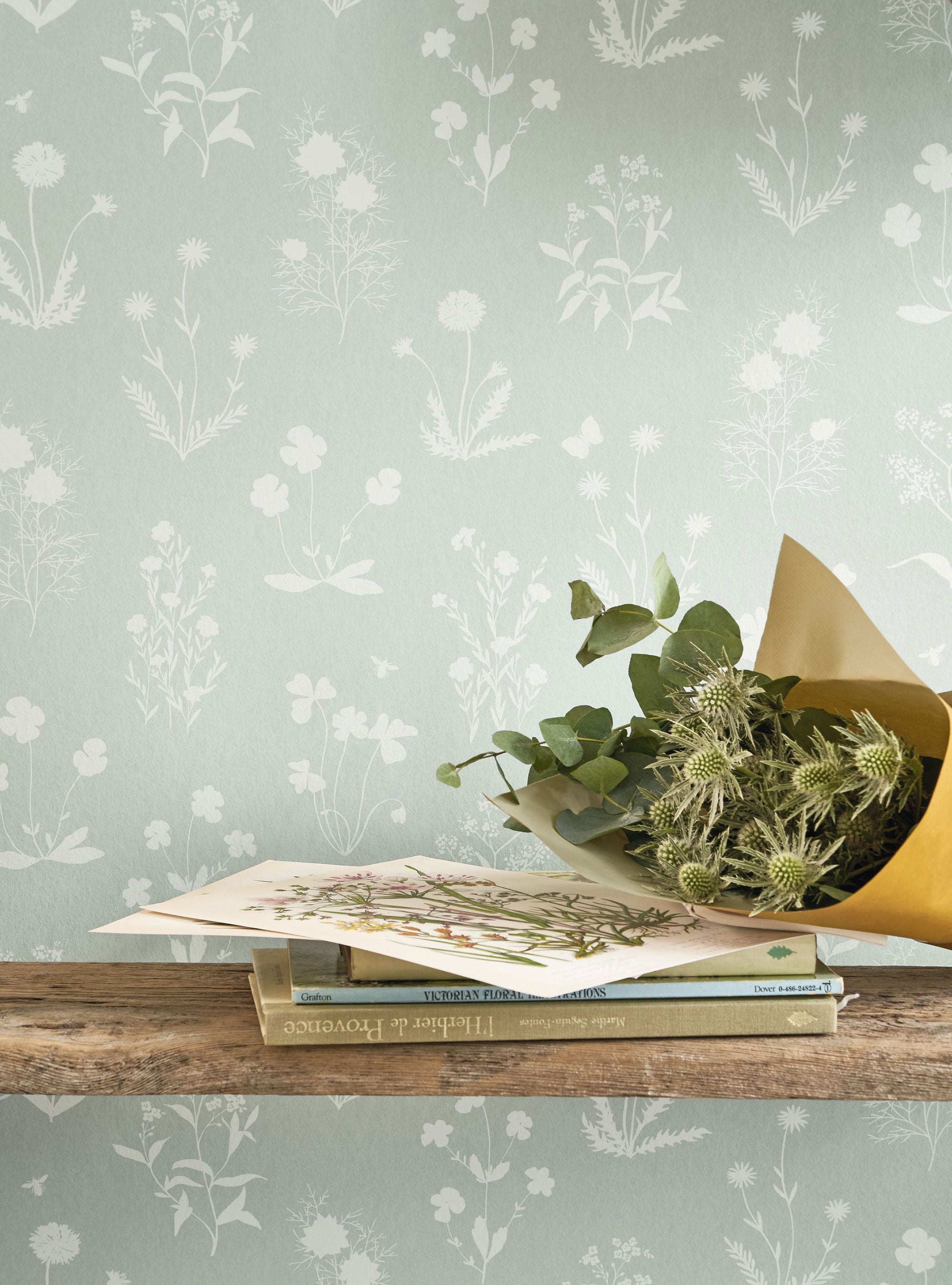 Herbier Vert Aloe Gardens Wallpaper by Casadeco