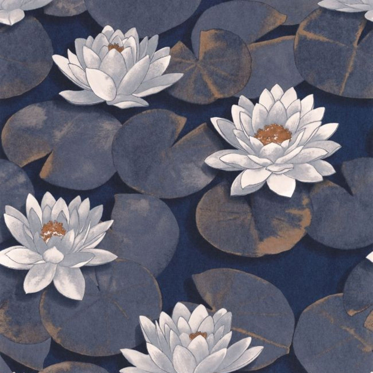 GADN87636981 Nymphea Gardens Wallpaper by Casadeco