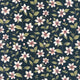 Clematites Bleu Encre Gardens Wallpaper by Casadeco