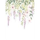 Glycine Violet Gardens Mural by Casadeco (200x280cm)