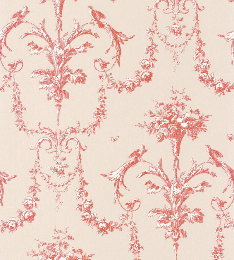 LBTJ87928213 Corne D'Abondance Les Belles Toiles De Jouy Wallpaper by Casadeco