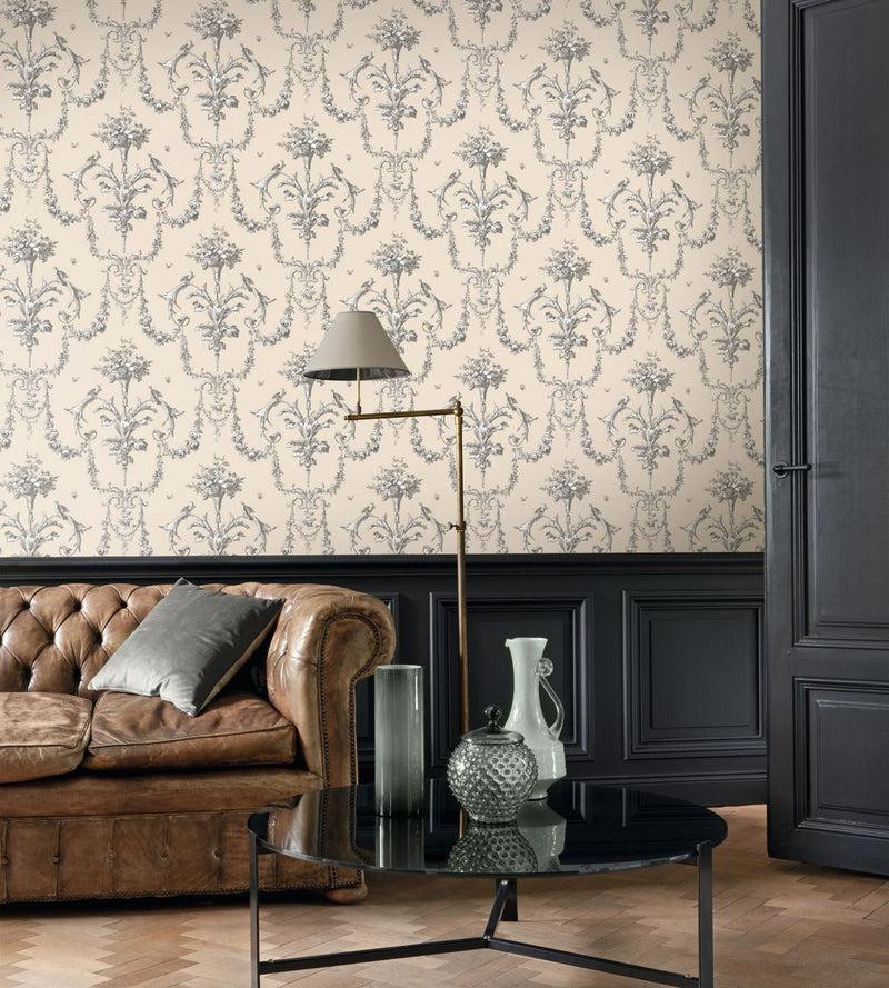 LBTJ87929621 Corne D'Abondance Les Belles Toiles De Jouy Wallpaper by Casadeco