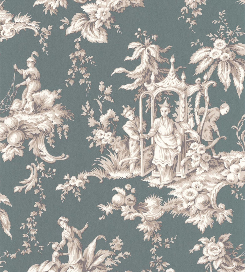 LBTJ87937511 Palais De Chine Les Belles Toiles De Jouy Wallpaper by Casadeco