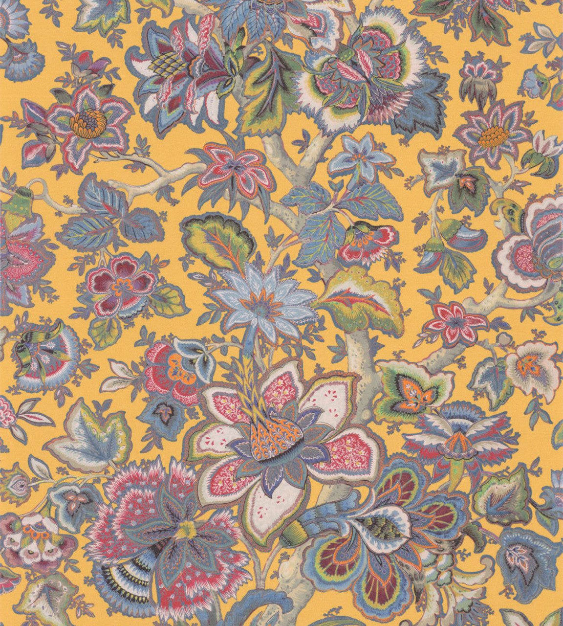 LBTJ87942407 Provence Les Belles Toiles De Jouy Wallpaper by Casadeco