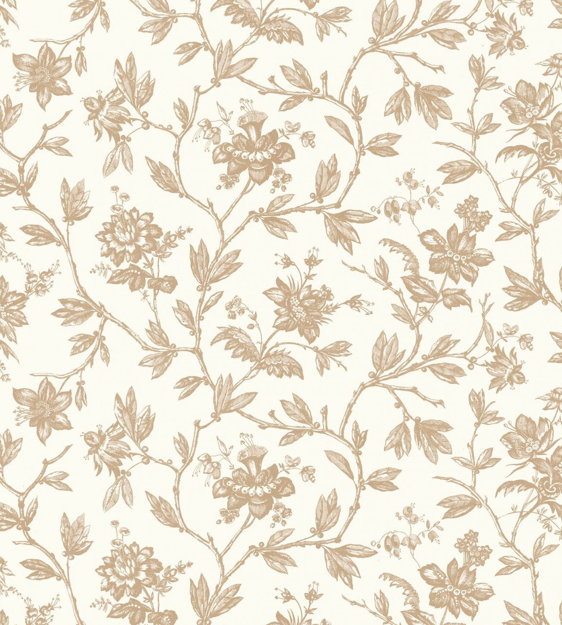 LBTJ87961108 Rosa Les Belles Toiles De Jouy Wallpaper by Casadeco