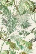 Vegetable White Metamorphosis Wallpaper by Coordonné