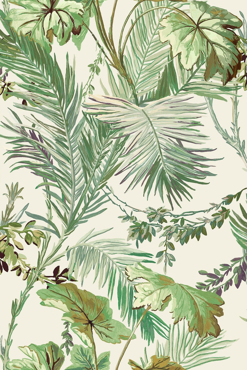 8800001 Vegetable White Metamorphosis Wallpaper by Coordonné