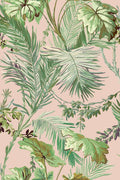 Vegetable Pink Metamorphosis Wallpaper by Coordonné