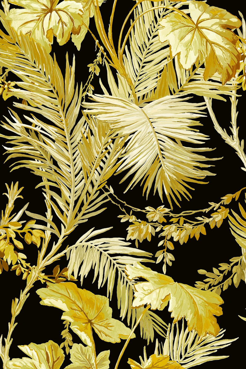 8800005 Vegetable Black Metamorphosis Wallpaper by Coordonné