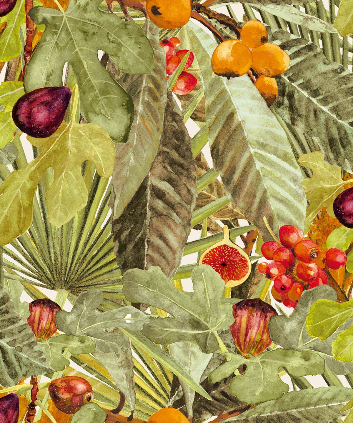 8800007 Neo-vegetable Autumn Metamorphosis Wallpaper by Coordonné