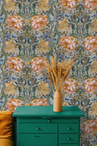 8800011 Belle-epoque Blue Metamorphosis Wallpaper by Coordonné