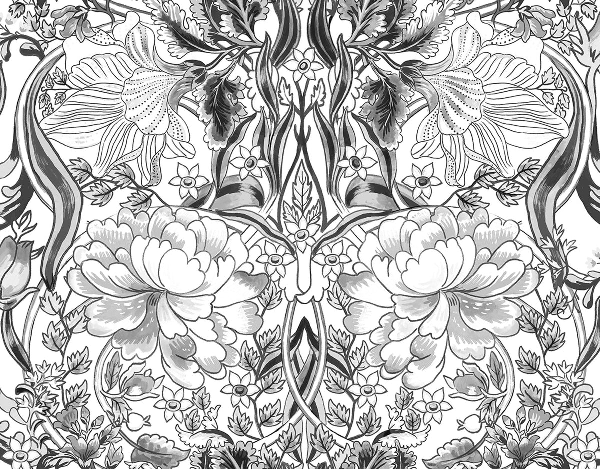 8800013 Belle-epoque Off Metamorphosis Wallpaper by Coordonné