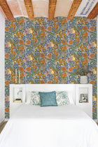 8800015 Neo-belle-epoque Blue Metamorphosis Wallpaper by Coordonné