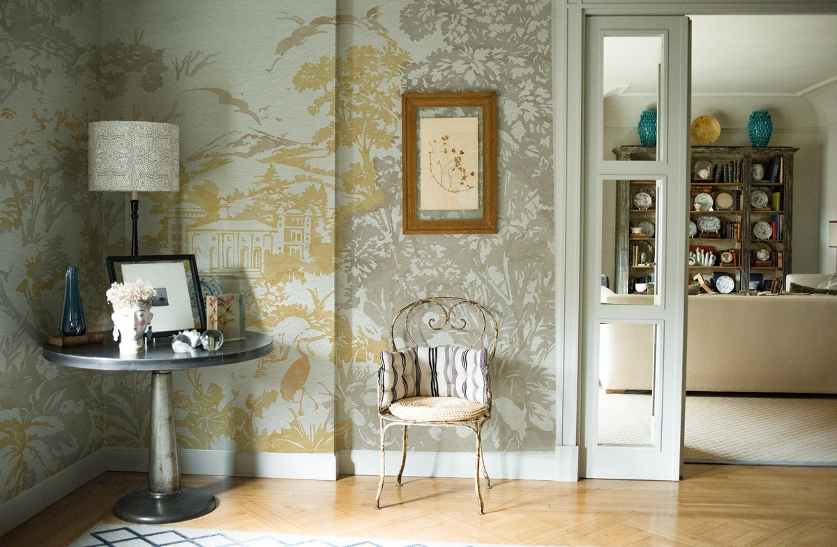 8800015 Neo-belle-epoque Blue Metamorphosis Wallpaper by Coordonné