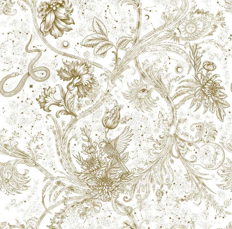 8800024 Neo-mithology Gold Metamorphosis Wallpaper by Coordonné