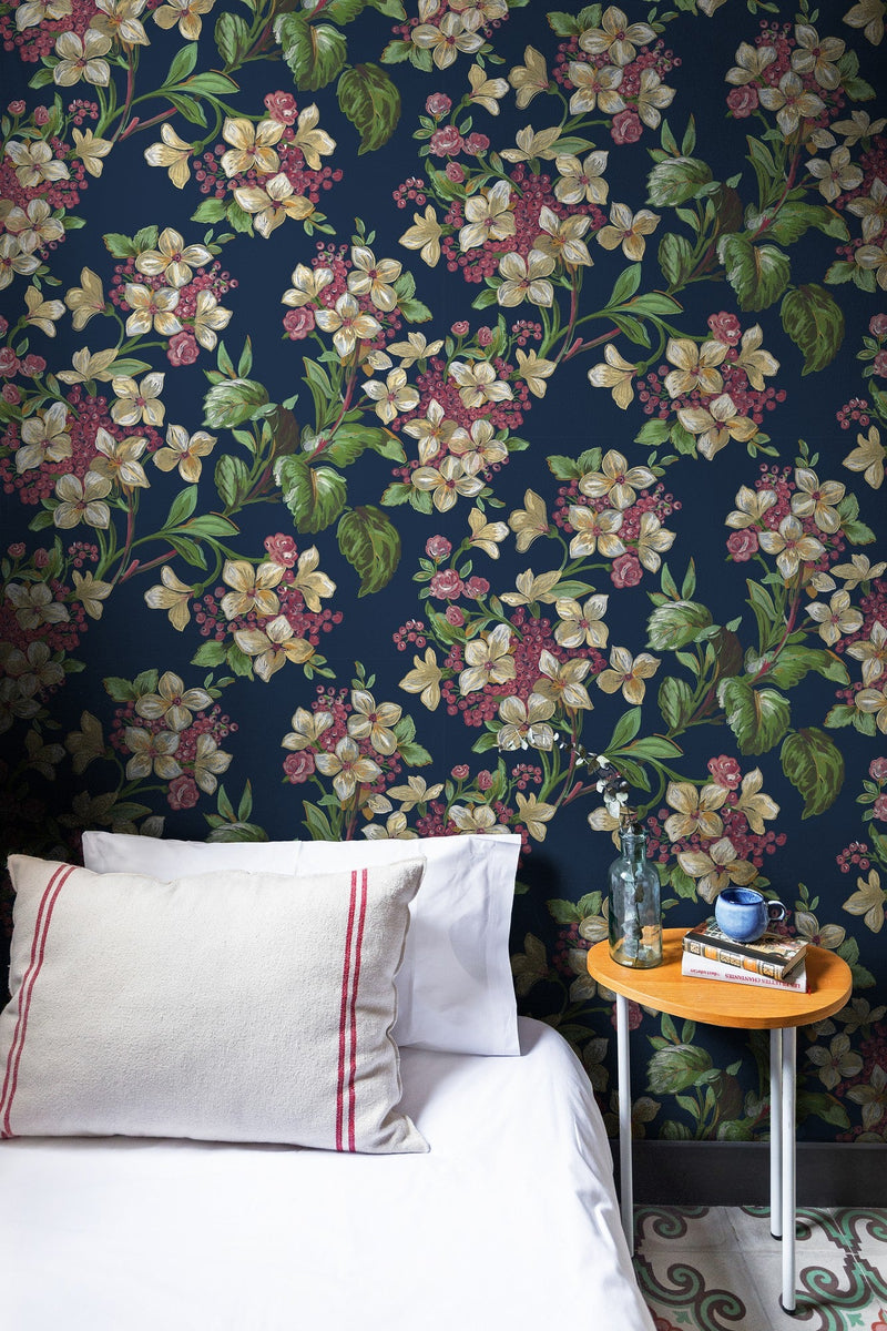 8800042 Flowery Navy Metamorphosis Wallpaper by Coordonné