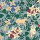 Neo-Flowery Blue Metamorphosis Wallpaper by Coordonné