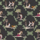 Neo-Bucolic Black Metamorphosis Wallpaper by Coordonné