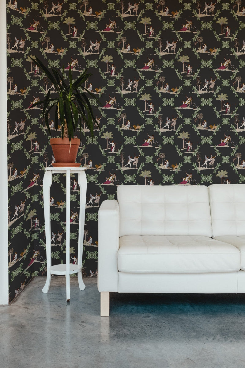 8800056 Neo-bucolic Black Metamorphosis Wallpaper by Coordonné