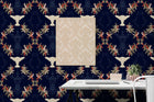 8800065 Neo-rococo Navy Metamorphosis Wallpaper by Coordonné