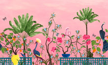 8800130 Neo-Tea Garden Pink Metamorphosis Mural by Coordonné (450x280cm)