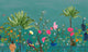 Neo-Tea Garden Green Metamorphosis Mural by Coordonné (450x280cm)