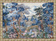 Tapestry Blue Metamorphosis Mural by Coordonné (400x280cm)