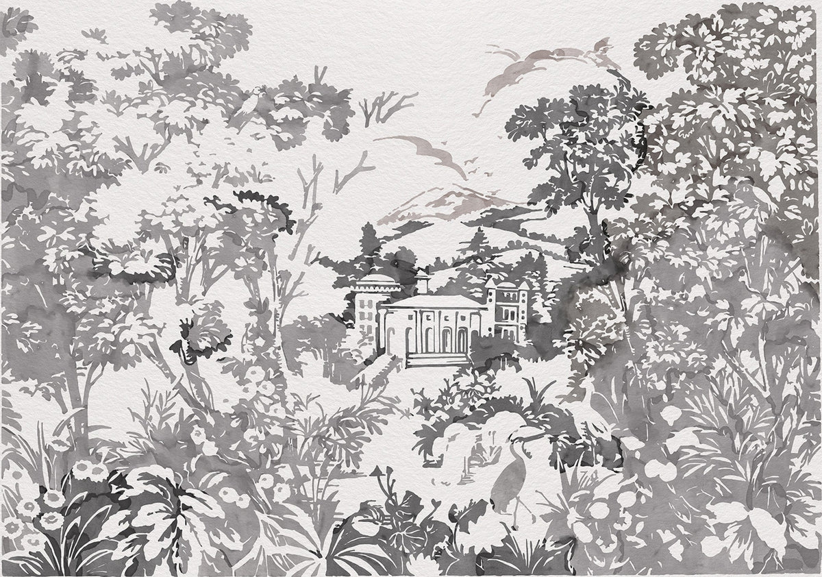 8800152 Neo-tapestry Off Metamorphosis Mural by Coordonné (400x280cm)
