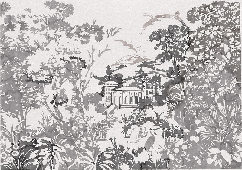 8800152 Neo-tapestry Off Metamorphosis Mural by Coordonné (400x280cm)