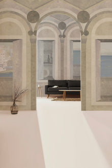 8800170 Neo-lineale Sunset Metamorphosis Mural by Coordonné (450x280cm)