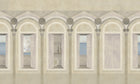 8800171 Neo-lineale Sunrise Metamorphosis Mural by Coordonné (450x280cm)