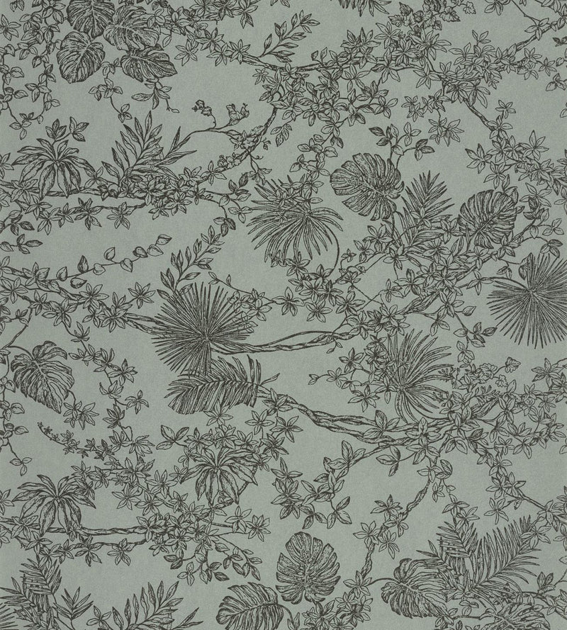 LBTJ88027314 Jardin Des Plantes Velours Les Belles Toiles De Jouy Wallpaper by Casadeco