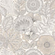 Batik Bali Blanc Coton Wallpaper by Casadeco