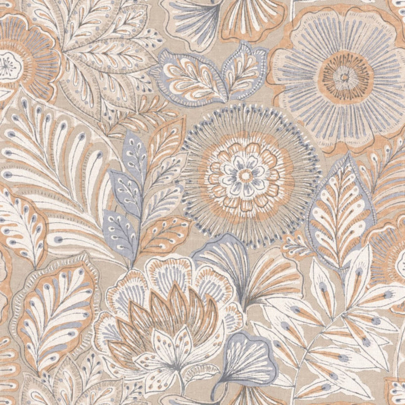 BALI88151925 Batik Bali Beige ficelle Wallpaper by Casadeco