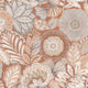 Batik Bali Terracotta Wallpaper by Casadeco