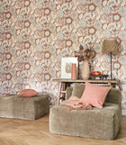 BALI88153482 Batik Bali Terracotta Wallpaper by Casadeco
