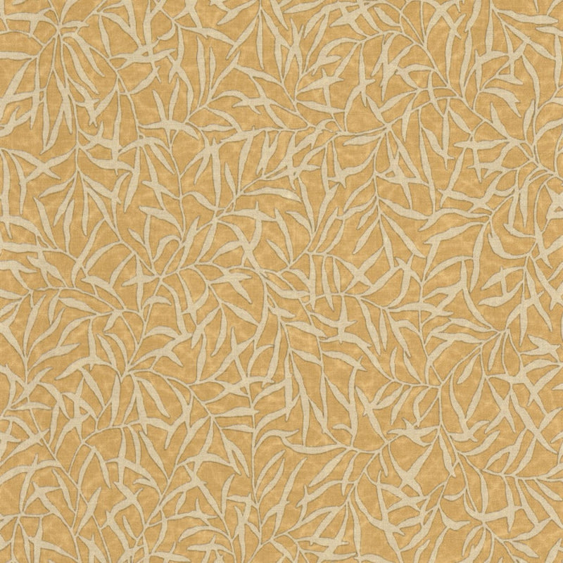 BALI88172539 Bambu Bali Jaune safran Wallpaper by Casadeco