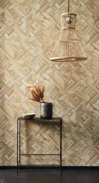 BALI88181270 Paille Bali Beige Paille Wallpaper by Casadeco