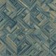 Paille Bali Bleu Indigo Wallpaper by Casadeco