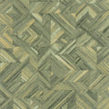 Paille Bali Vert Sauge Wallpaper by Casadeco