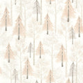 Walk In The Forest Once Upon A Time Beige nude Wallpaper by Casadeco