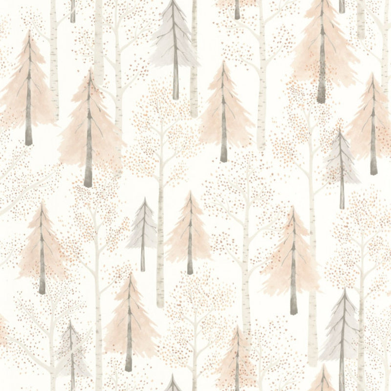 88241732 Walk In The Forest Once Upon A Time Beige Nude Wallpaper by Casadeco