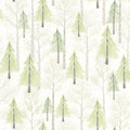 Walk In The Forest Once Upon A Time Vert amande Wallpaper by Casadeco