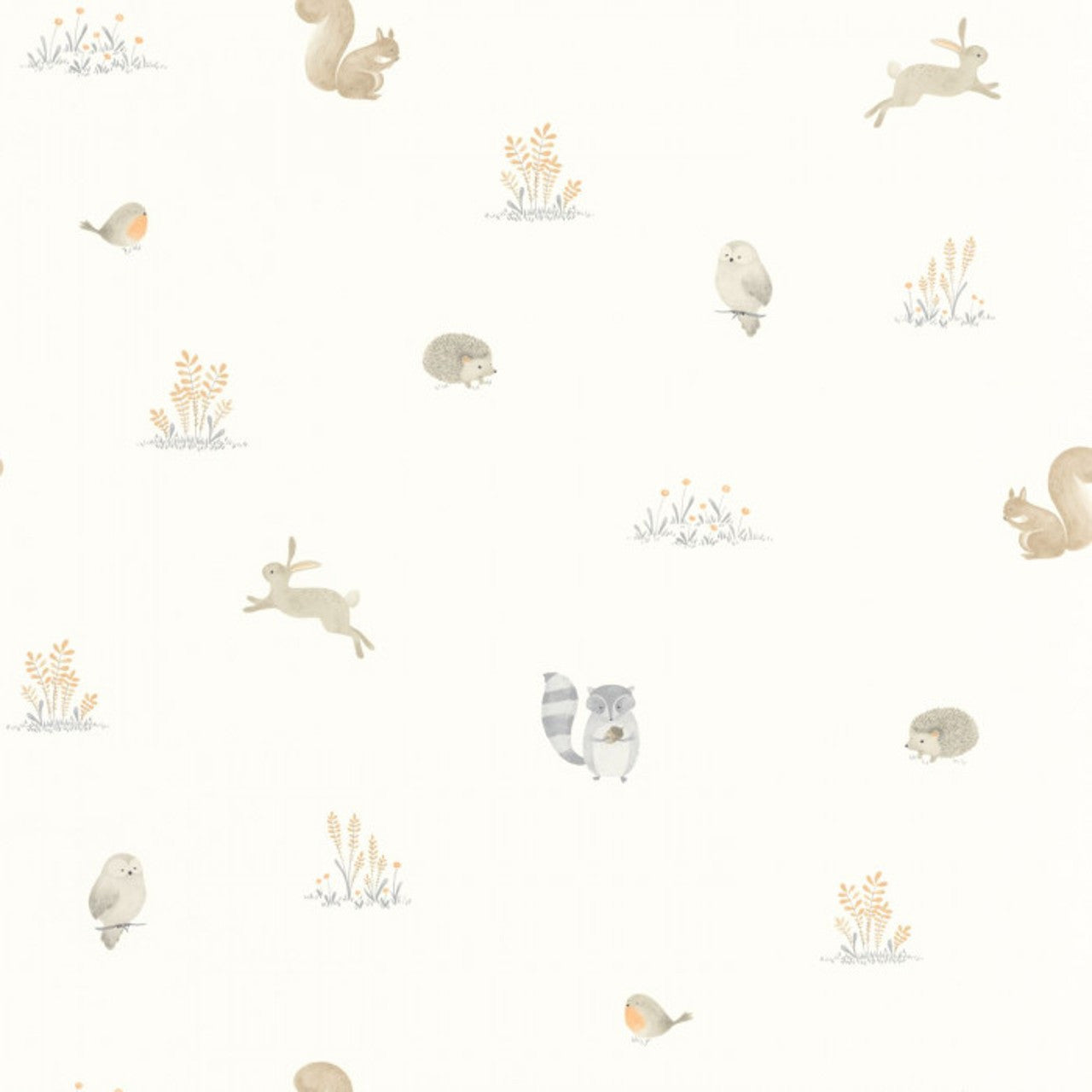 88259197 Companions Of The Forest Once Upon A Time Naturel Wallpaper by Casadeco
