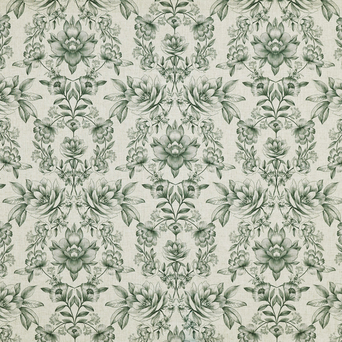 8828/619 Makassar Emerald Summer Renaissance Fabric by Prestigious Textiles