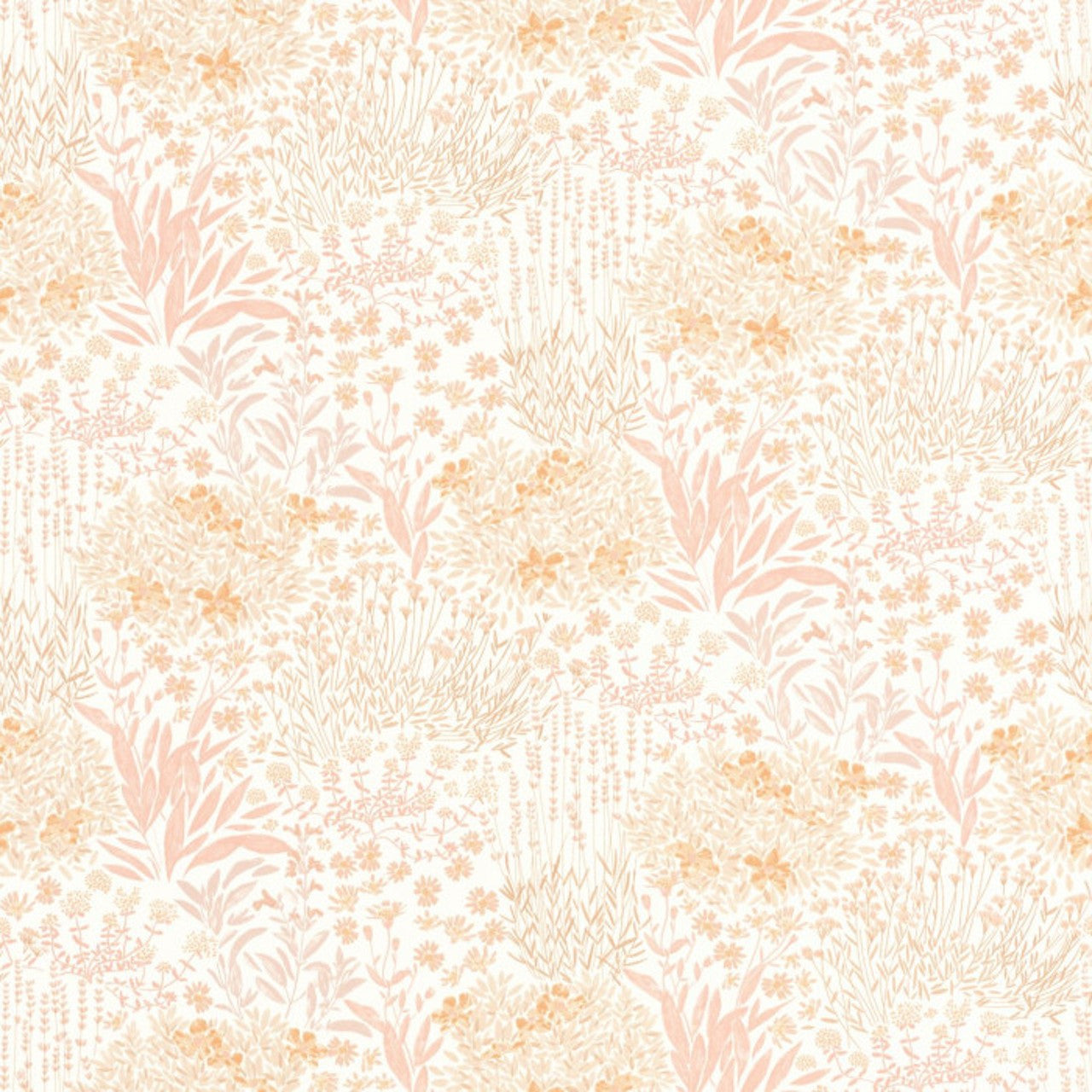 88304419 Flowered Grove Once Upon A Time Rose Nude Wallpaper by Casadeco