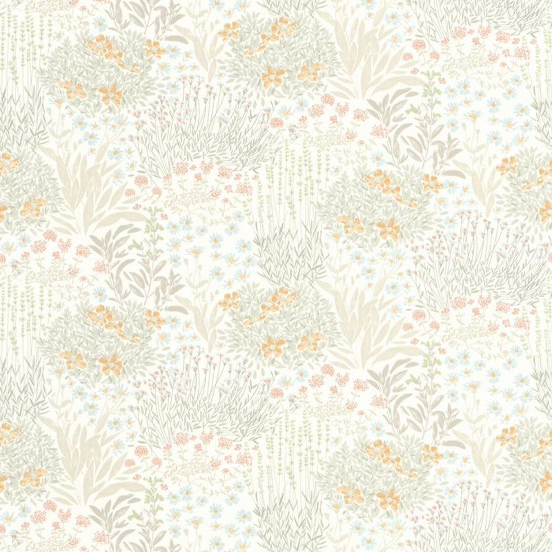 88307403 Flowered Grove Once Upon A Time Vert Amande Wallpaper by Casadeco