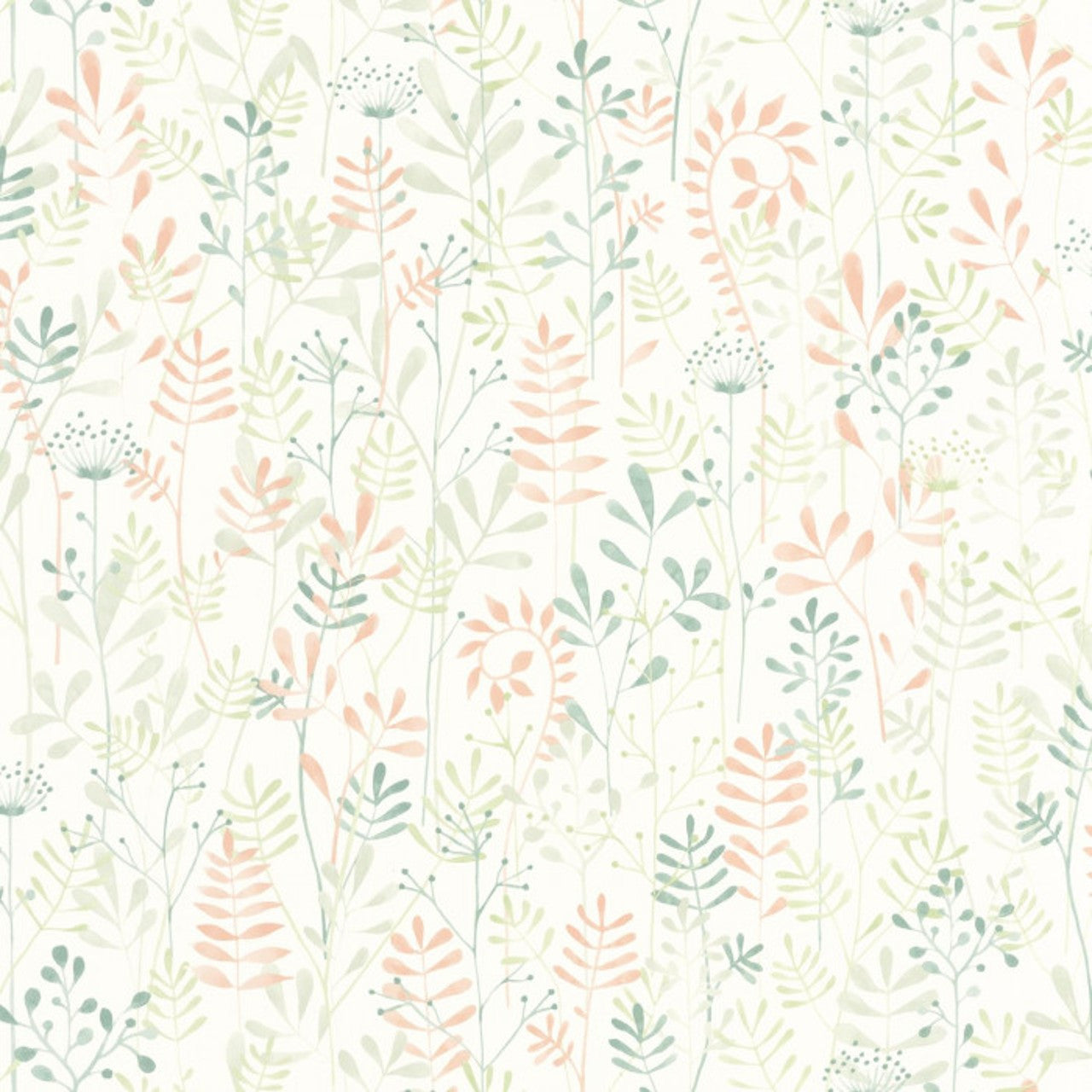 88327742 Wild Garden Once Upon A Time Vert amande Wallpaper by Casadeco