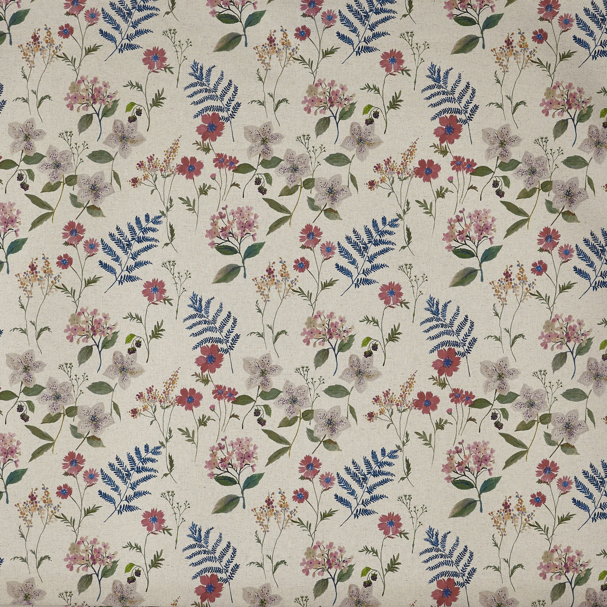 8851/997 Carnation Winter Cottage Charm Fabric by Prestigious Textiles
